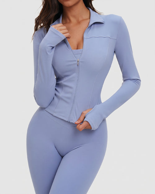 Collared Zip-Up Jacket